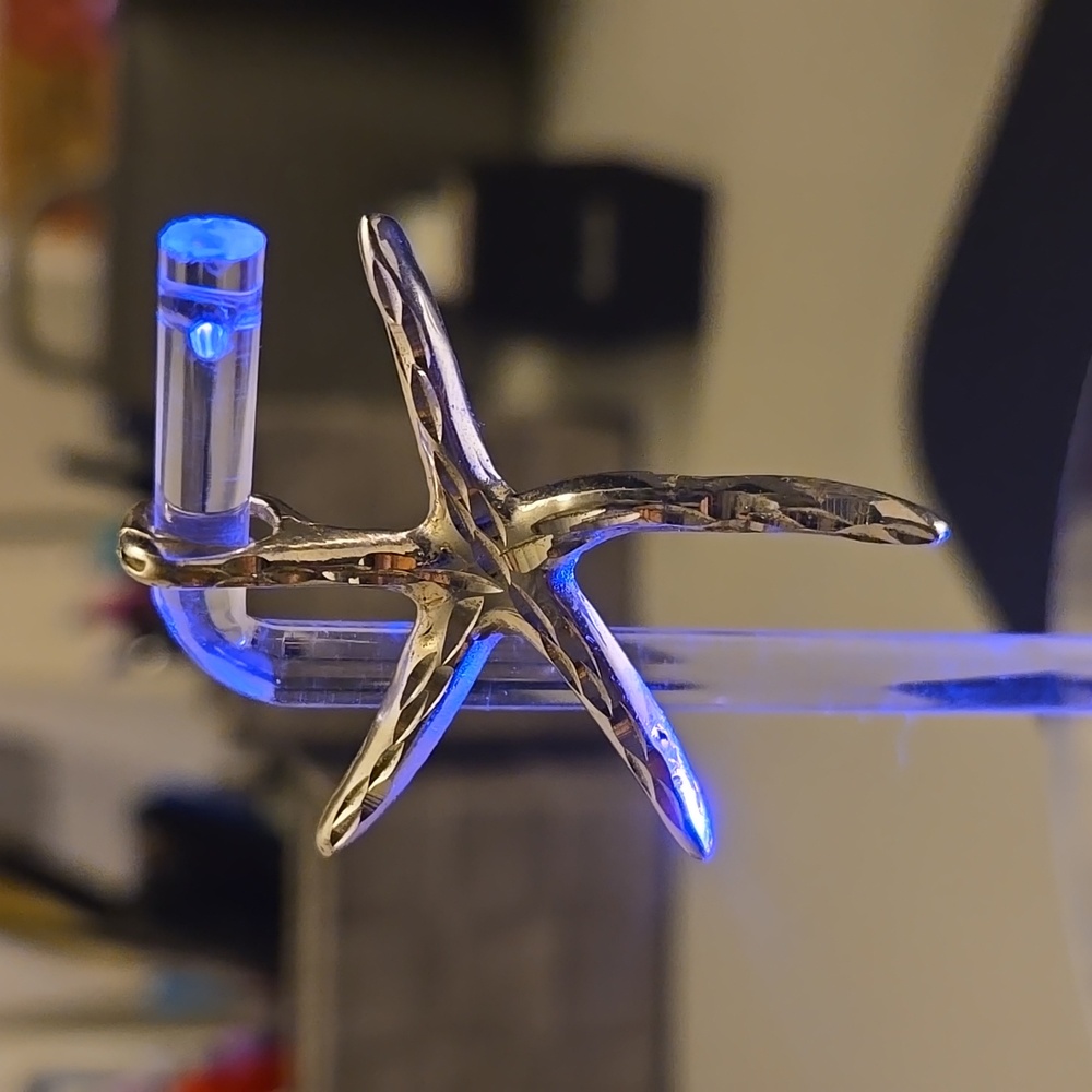 Silver Starfish Pendant